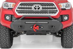 Rough Country Suspension Systems - Rough Country 10712 Hybrid Front Winch Bumper Black for 16-23 Toyota Tacoma - Image 2