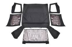 Rough Country Suspension Systems - Rough Country RC84050.35 Soft Top for OEM Hardware Black for 87-95 Wrangler YJ - Image 2