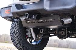 Rough Country Suspension Systems - Rough Country Muffler Skid Plate Black for Jeep Wrangler JL 10599 - Image 6