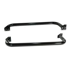 Rugged Ridge - Rugged Ridge 11590.04 3" Round Tube Side Steps Black for Jeep Wrangler - Image 1