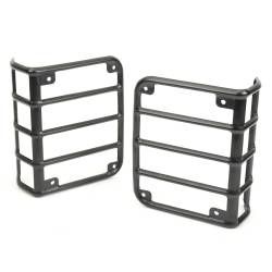 Rugged Ridge - Rugged Ridge Euro Taillight Guards-Textured Black for Wrangler JK 11226.11 - Image 1