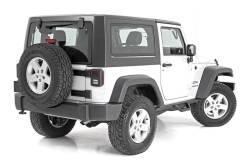 Rough Country Suspension Systems - Rough Country 90763 Contoured Drop Step Nerf Bars for 07-18 Jeep Wrangler JK 2DR - Image 6