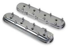 Holley Performance 241-90 LS Valve Cover Polished Finish 97-11 CAMARO CORVETTE
