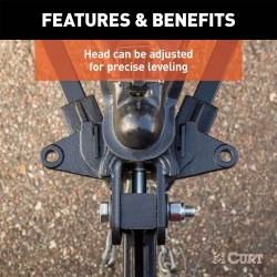 CURT - CURT Manufacturing 17302 Weight Distributing Hitch Trunion Bar - Image 3