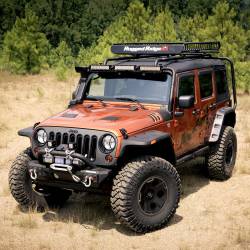 Rugged Ridge - Rugged Ridge 11640.10 Hurricane Flat Fender Flare Kit 07-18 Jeep Wrangler JK - Image 4