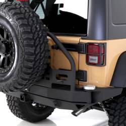 Smittybilt - Smittybilt 76896 XRC Atlas Rear Bumper w/Tire Carrier Blk for Jeep Wrangler JK 2 - Image 3