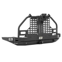 Smittybilt - Smittybilt 76896 XRC Atlas Rear Bumper w/Tire Carrier Blk for Jeep Wrangler JK 2 - Image 6