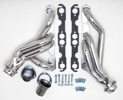 Hedman Hedders - Hedman 69016 Silver Mid-Length 1.625" Headers for 67-87 C10 Trucks w/283-400 - Image 1