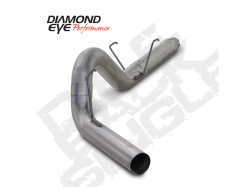 Diamond Eye K5252S Kit 5" Diesel Filter-Back Single Stainless for 07-12 Ram 6.7L