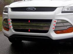 Quality Automotive SG53360 Grille Accent Kit 2013 Ford Escape