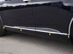 QAA TH29155 Stainless Rocker Panel Trim 8pc for 09-15 Toyota Venza