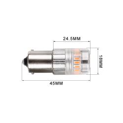 ARC Lighting - ARC Lighting Tiny Monster ECO Series 1156 LED Bulbs Amber PAIR 3116A - Image 3