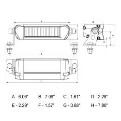 ARC Lighting - ARC Lighting Xtreme Series Bar 6" LED Light Bars w/Amber Strobe PAIR 61012 - Image 55