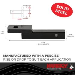 Husky Towing - Husky Towing 1.25" Class II Ball Mount 1.25" Drop 31341 - Image 2