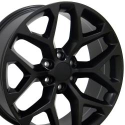 OE Wheels CV98B 22x9 6x5.5 24mm Satin Black CV98B-22090-6550-24B1
