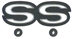 Auto Metal Direct - Auto Metal Direct W-393 Tail Panel Emblem for 69 Chevy Camaro - Image 1