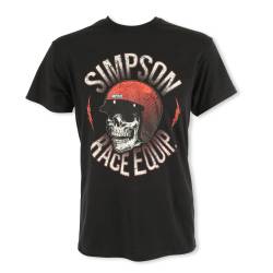 Simpson Safety - Simpson Safety 45007L Skull Cap T-Shirt Large Black - Image 3