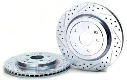 Baer Brake Systems - Baer Brakes 55166-020 08-14 Cadillac CTS Rear Disc Brake Rotor Set - Image 1