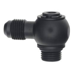 DeatschWerks - DeatschWerks 6-02-0415-B 6AN ORB Male to 6AN Male Flare 90-Degree Swivel Adapter - Image 1