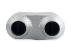FlowMonster - FlowMonster 425403-FM Muffler 2.5" Dual Inlet 3" Center Outlet 13"x9.75" Body - Image 1