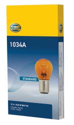 Hella - HELLA 1034A S8 Turn Signal Light 12V Bulb 23/8W Amber 10 pack - Image 2