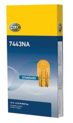 Hella - HELLA 7443NA Amber Bulb Replacement for 12V Automotive Tail/Signal Lights Pair - Image 2