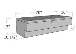 Unique Truck Accessories - Unique Truck RB172 70" LoSider Side Rail Box Commerical Class - Image 1