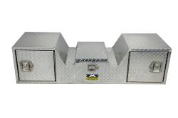 Unique Truck Accessories - Unique Truck TB203-57RD 57" V-Shape 5th Wheel RV Box 1 Lid 2 Rear Facing Doors - Image 1