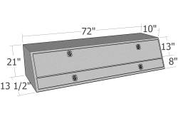 Unique Truck Accessories - Unique Truck TBS200-72 72" Contr. TopSider w/Doors Comm. Class - Image 1