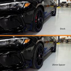 Mishimoto - Mishimoto MMWS-013-250BK 25mm Wheel Spacers 5x120 64.1CB M14x1.5 Black - Image 2