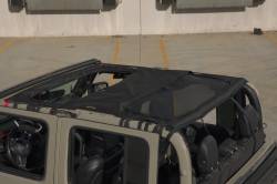 Smittybilt - Smittybilt 97502 Shade Top w/Skylights Black Diamond/Mesh for 20+ Gladiator JT - Image 3