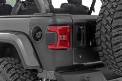Rough Country Suspension Systems - Rough Country Trail Cladding Rear Corner Guards Black for Wrangler JL TC13026 - Image 1