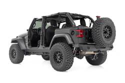 Rough Country Suspension Systems - Rough Country Trail Cladding Rear Corner Guards Black for Wrangler JL TC13026 - Image 6