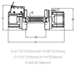 Novawinch - Novawinch 701001068794 Pro Plus 18500 12 Wire Line Winch - Image 6