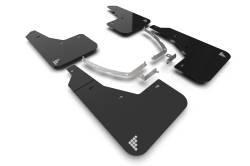 Rally Armor - Rally Armor MF137-BAT-BLK-SIL Black Mud Flap/Silver Battery Logo - Image 1
