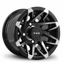 HD Wheels - HD Wheels Canyon 10x7 4x4.0 -14mm Gloss Black/Machined CY107042-14BK - Image 1