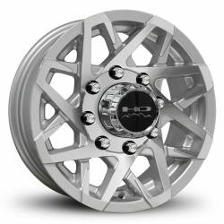 HD Wheels - HD Wheels Canyon 16x6 8x6.5 0mm Gloss Silver/Machined CY1660820SM - Image 1