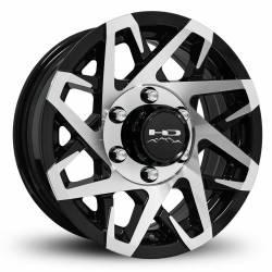HD Wheels - HD Wheels Canyon 16x6 6x5.5 0mm Gloss Black/Machined CY1660830BK - Image 1