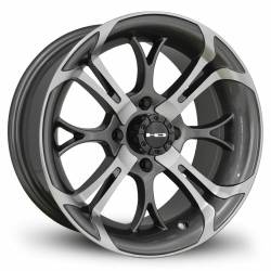 HD Wheels - HD Wheels Spinout 14x7 4x4.0 -10mm Gunmetal/Machined SO147042-10GM - Image 1