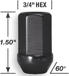 Gorilla Automotive - Gorilla Automotive 44188BK Wheel Lug Nut - Image 1