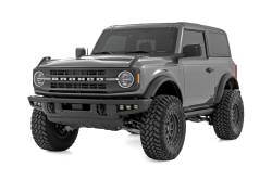 Rough Country Suspension Systems - Rough Country SRL2 Drop Step Nerf Bars Black 21-25 Bronco 2DR 51038 - Image 3