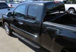 APS - APS T-Series Running Boards Black 07-18 Silverado/Sierra Double WB03TAI5B - Image 1