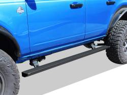 APS - APS W-Series Power Running Boards Black 21-25 Ford Bronco 4dr PB06WCA1B - Image 2