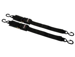 PRP - PRP 28600-DSH 2"x4' Marine Transom Tie-Down Straps w/Snap S-Hooks PAIR - Image 1