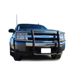 Black Horse Off Road - Black Horse 17A035700A2MSS SS Grille Guard for 07-13 Chevy Silverado 1500 - Image 2