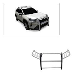 Black Horse Off Road - Black Horse 17A093904MSS Stainless Steel Grille Guard for 19-24 Toyota RAV4 - Image 1