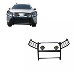 Black Horse Off Road - Black Horse 17A093902MA-PLB Black Grille Guard w/LED for 06-18 Toyota RAV4 - Image 1