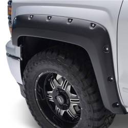 Black Horse Off Road - Black Horse FF-CHSIL19-SM Fender Flares Black for 19-23 Chevy Silverado 1500 - Image 1