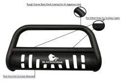 Black Horse Off Road - Black Horse CBT-B201SP Bull Bar-T Black for 97-03 Dodge Durango/Dakota - Image 1