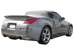 Stillen - Stillen 1035079 Convertible Rear Wing Type 1 Unpainted for 04-09 Nissan 350Z Z33 - Image 1